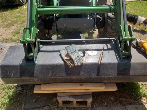 converting box blade to skid steer|Conversion to SkidSteer quick attach on my 4700 with 460 FEL.